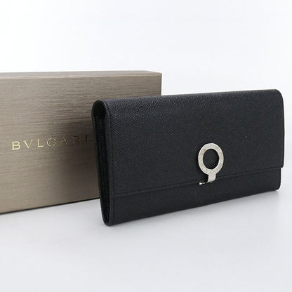 Bvlgari Large Wallet Bvlgari Long Wallet Bifold Calf Leather Unisex