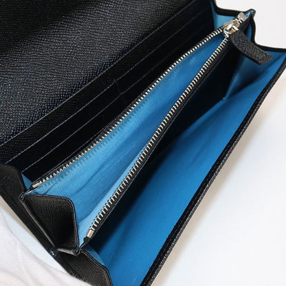 Bvlgari Large Wallet Bvlgari Long Wallet Bifold Calf Leather Unisex