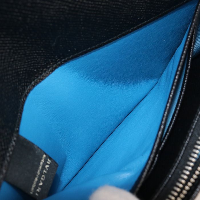 Bvlgari Large Wallet Bvlgari Long Wallet Bifold Calf Leather Unisex