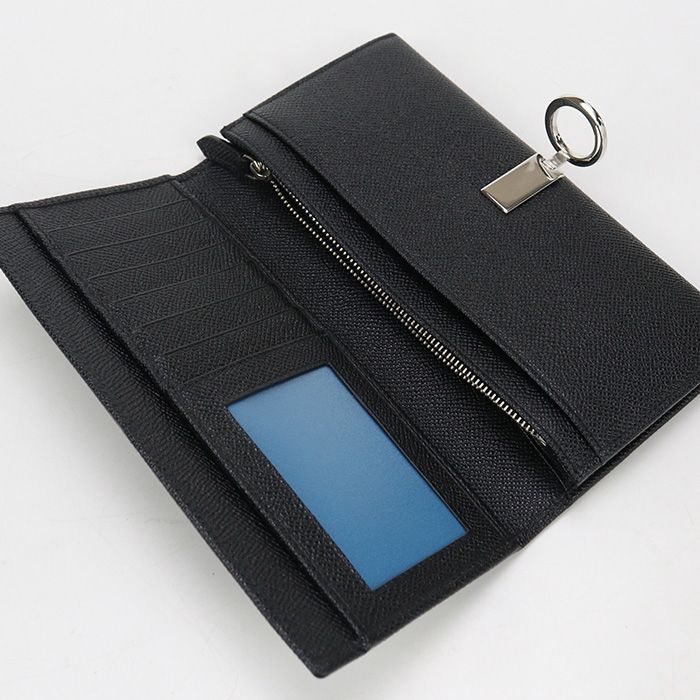 Bvlgari Large Wallet Bvlgari Long Wallet Bifold Calf Leather Unisex