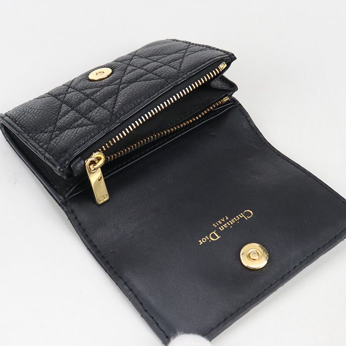 DIOR Glycine Wallet CARO S5132uwhc_m900 Bifold Wallet Calfskin Ladies