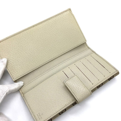 Gucci GG Canvas W Hook Double Hook Long Wallet 120931･2888