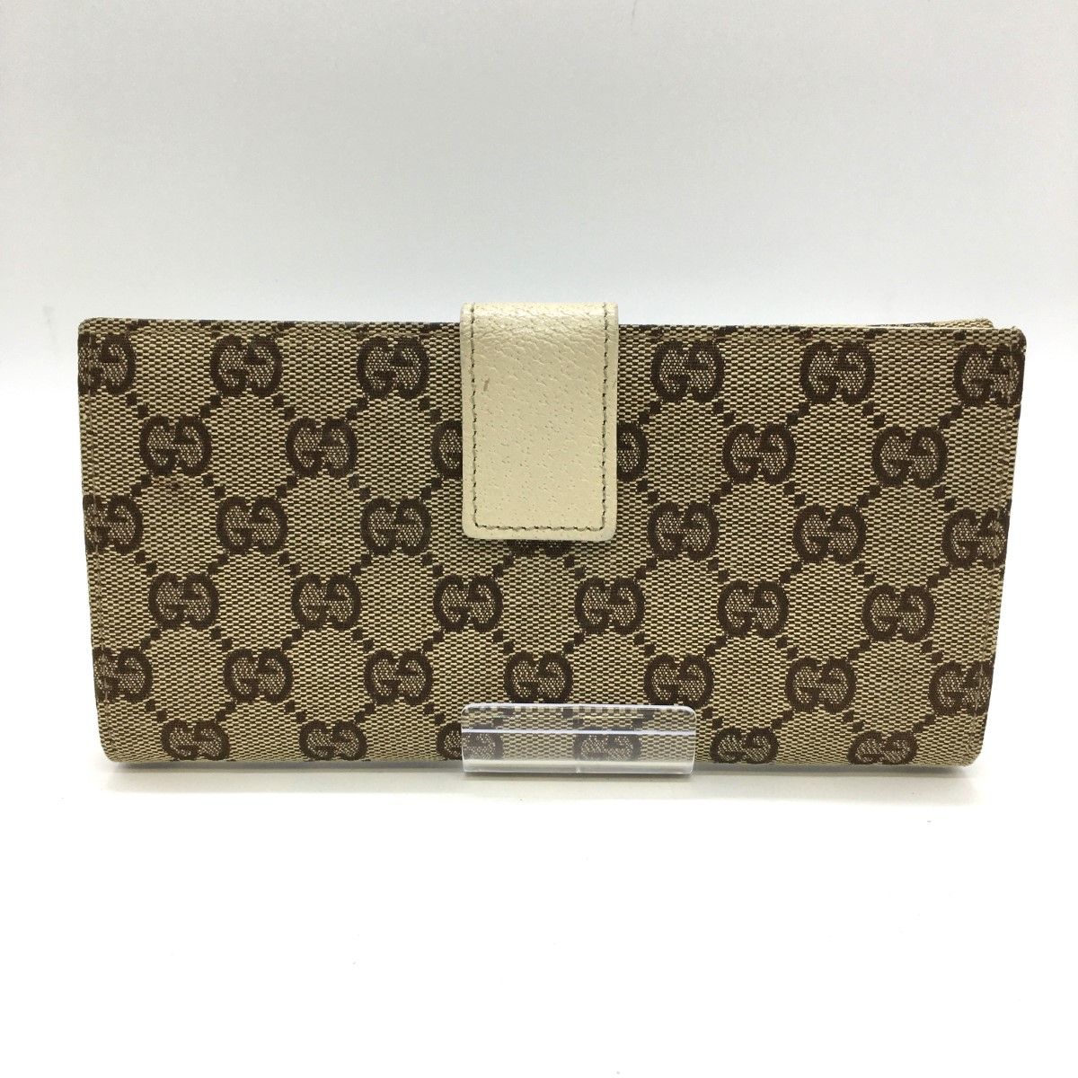 Gucci GG Canvas W Hook Double Hook Long Wallet 120931･2888