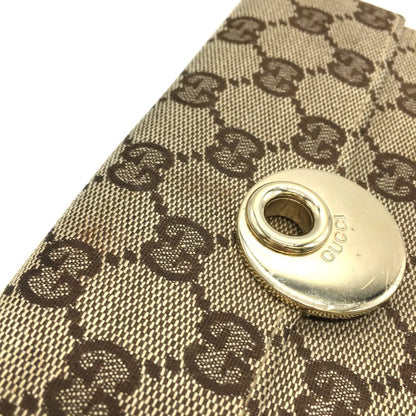Gucci GG Canvas W Hook Double Hook Long Wallet 120931･2888