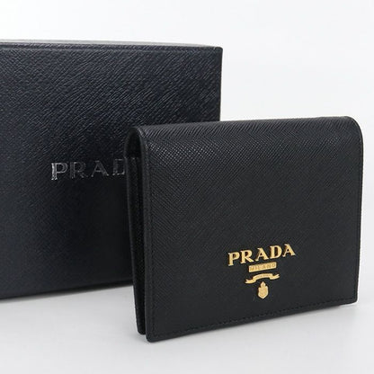 Prada Bifold Wallet Saffiano Leather Unisex