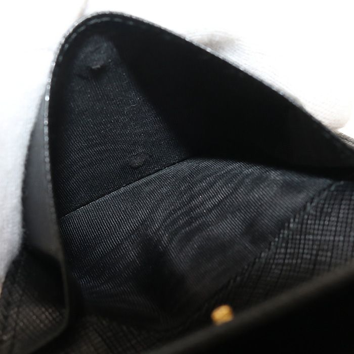 Prada Bifold Wallet Saffiano Leather Unisex