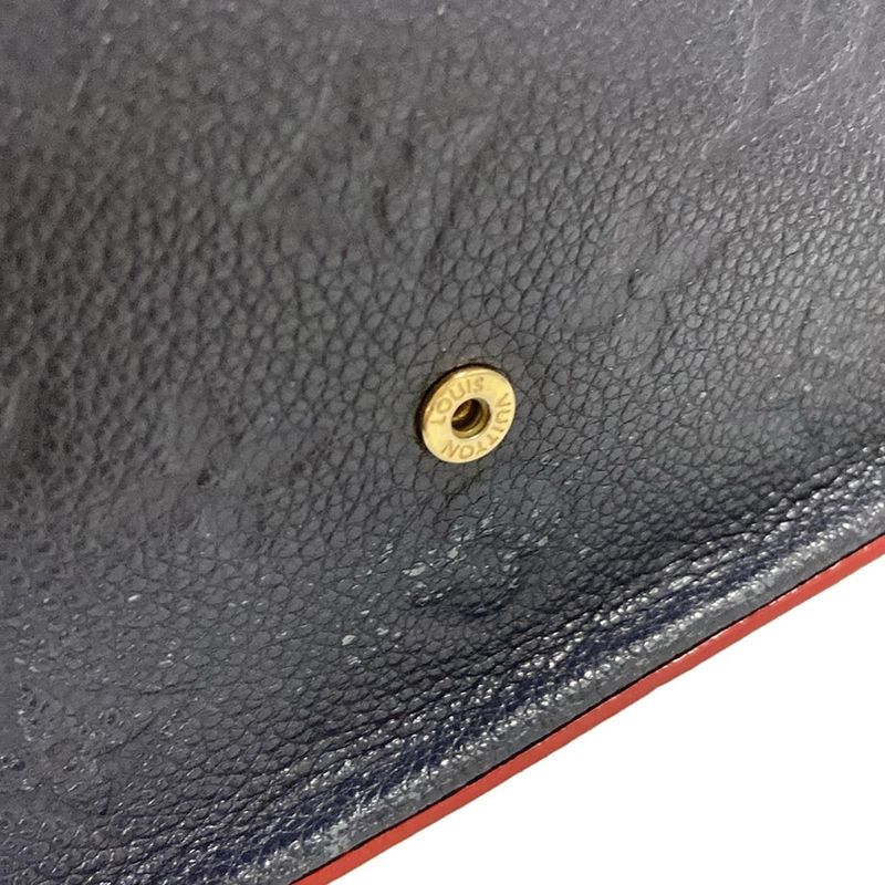 Louis Vuitton Wallet Monogram Empreinte Pochette Felicie M64099 Marline Rouge
