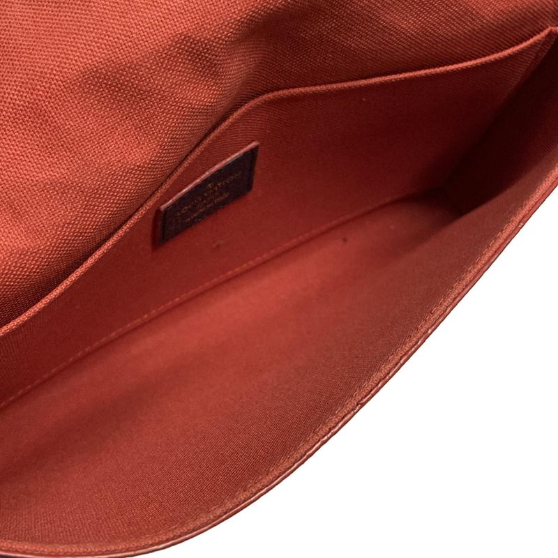 Louis Vuitton Wallet Monogram Empreinte Pochette Felicie M64099 Marline Rouge