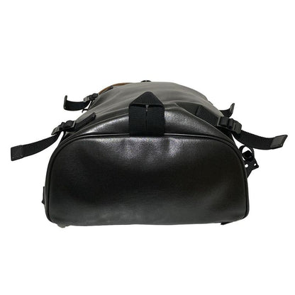 Saint Laurent Paris Backpack Sac Livington Lace Backpack 481005 Black Leather