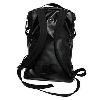 Saint Laurent Paris Backpack Sac Livington Lace Backpack 481005 Black Leather