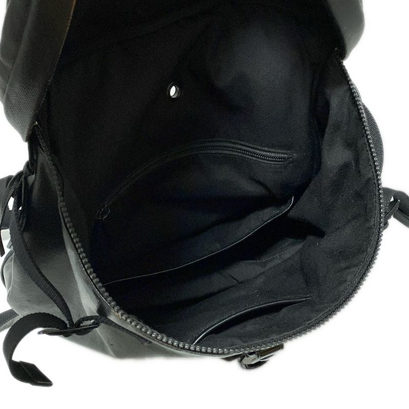 Saint Laurent Paris Backpack Sac Livington Lace Backpack 481005 Black Leather