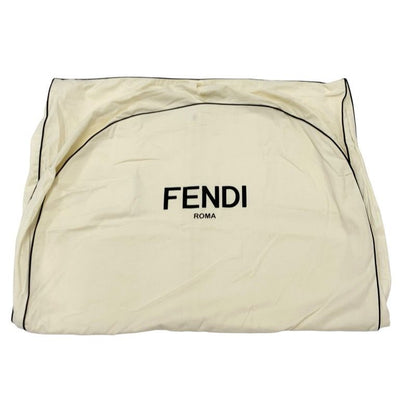 Fendi Dress Cotton Blue Gold Denim Belt Half Sleeve