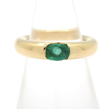Cartier Ring 47 Ellipse Ring 18K Yellow Gold X Green
