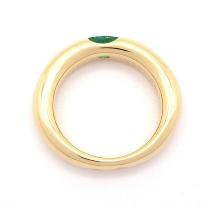 Cartier Ring 47 Ellipse Ring 18K Yellow Gold X Green