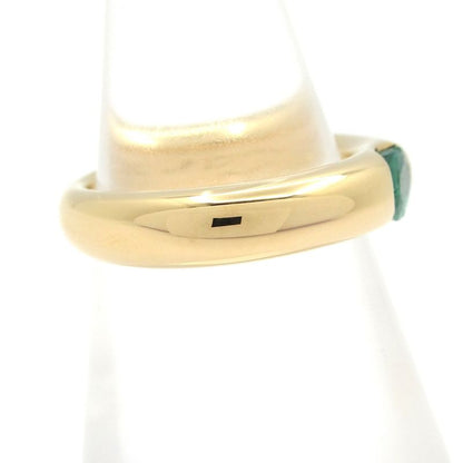 Cartier Ring 47 Ellipse Ring 18K Yellow Gold X Green