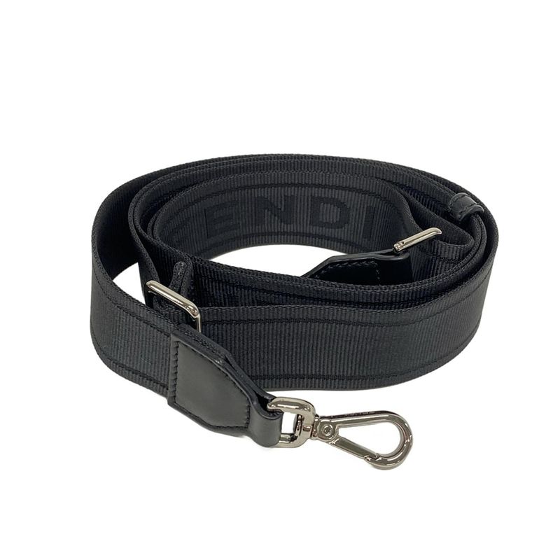 Fendi Handbag Baguette Soft Trunk Zucca Pattern 7va565 Beige And Black Leather