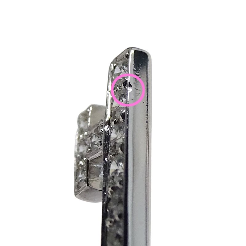 Tiffany & Co Tiffany & Co Necklace Ladies Brand Pt950 Diamond Quatra Heart Key