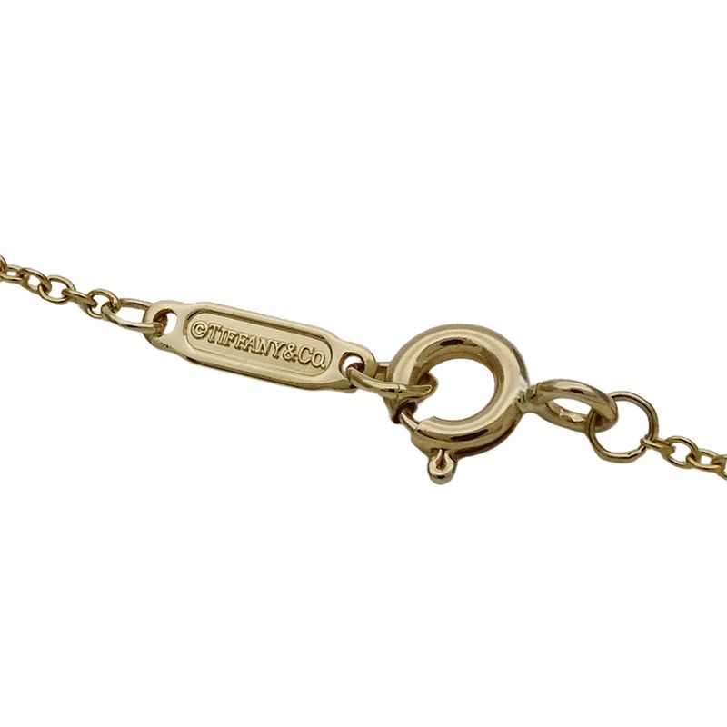 Tiffany & Co Tiffany & Co Necklace Ladies Brand 750yg Notes Letter Initials N