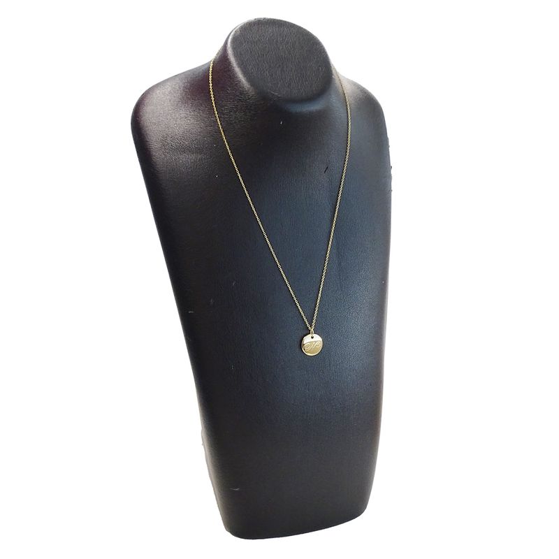 Tiffany & Co Tiffany & Co Necklace Ladies Brand 750yg Notes Letter Initials N