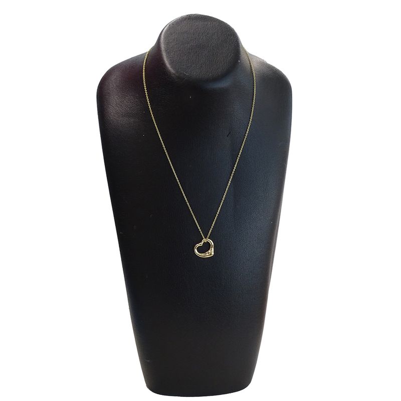 Vtiffany & Co Tiffany & Co Necklace Ladies Brand 750yg Elsa Peretti Open Heart