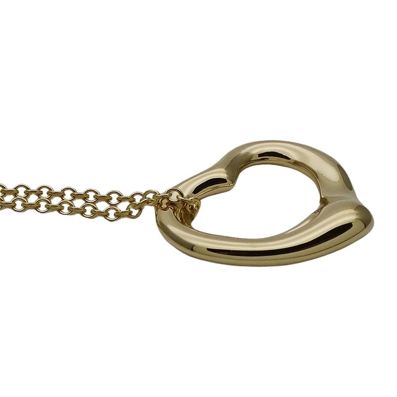 Vtiffany & Co Tiffany & Co Necklace Ladies Brand 750yg Elsa Peretti Open Heart