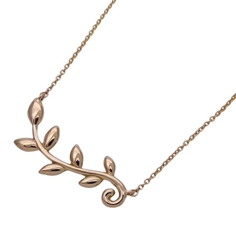 Tiffany & Co Tiffany & Co Necklace Ladies Brand 750pg Paloma Picasso Olive Leaf