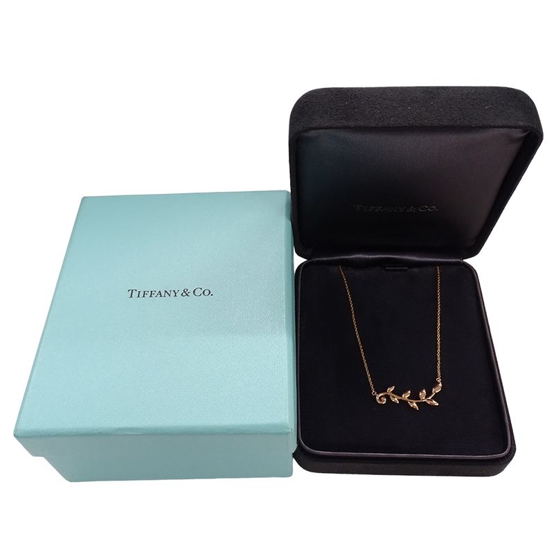 Tiffany & Co Tiffany & Co Necklace Ladies Brand 750pg Paloma Picasso Olive Leaf
