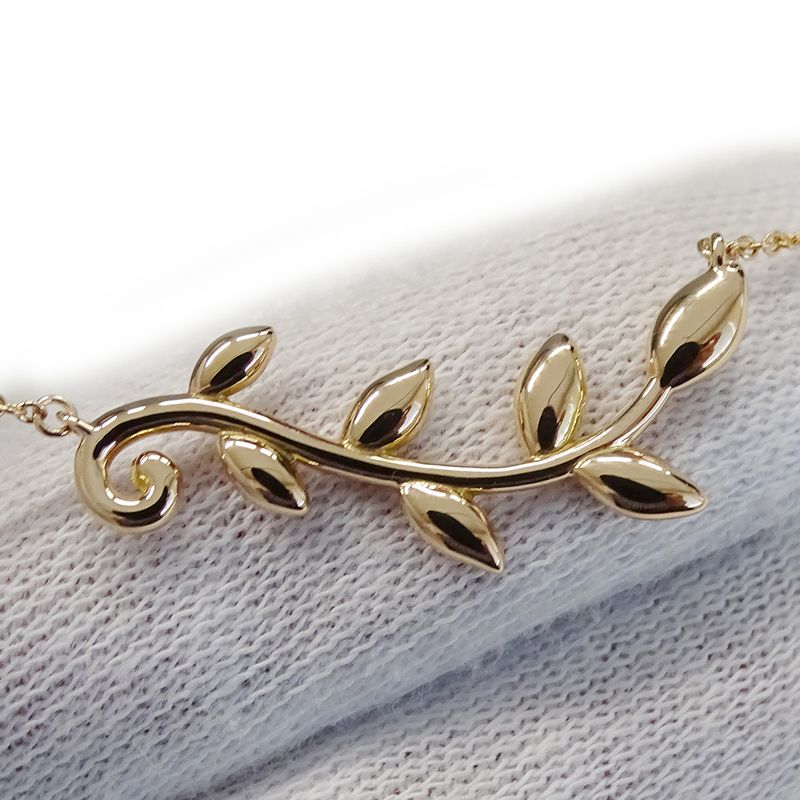 Tiffany & Co Tiffany & Co Necklace Ladies Brand 750pg Paloma Picasso Olive Leaf