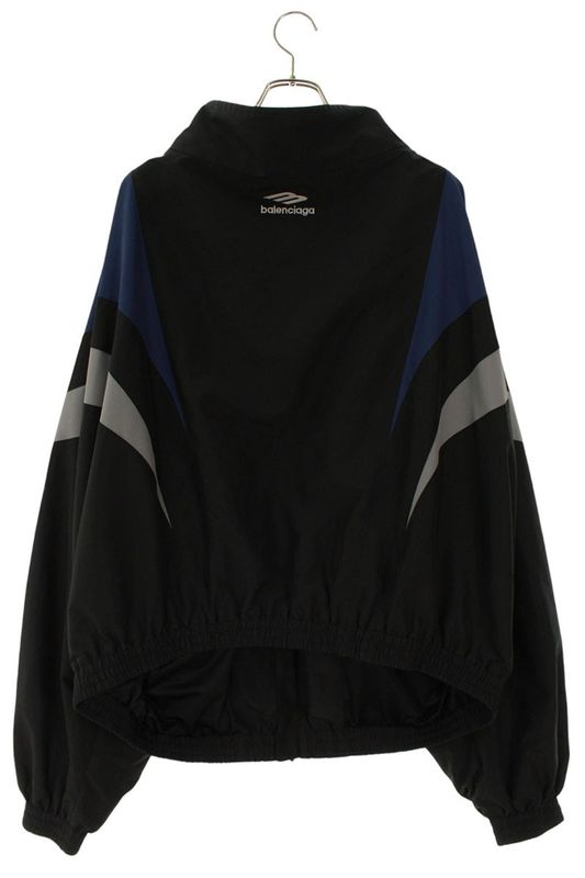 Balenciaga 790756 Tm010 Oversized Track Jacket Blouson Men's XL