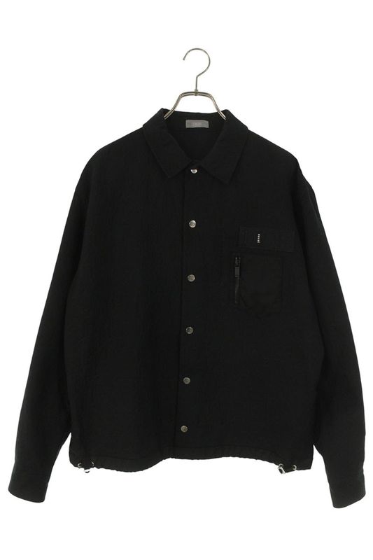 Dior X Sacai 22SS 213c582a4451 Logo Patch Oblique Quilted Jacket Blouson Men 52