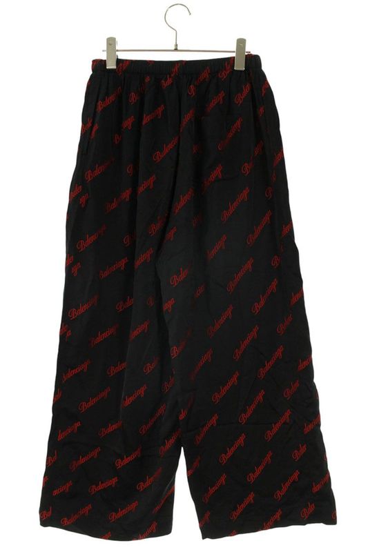 Balenciaga 658883 Tko52 All Over Logo Pajama Long Pants Men's 44