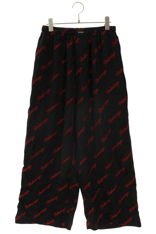 Balenciaga 658883 Tko52 All Over Logo Pajama Long Pants Men's 44