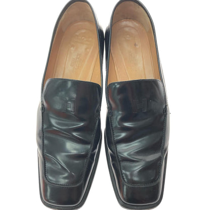 Hermes Women's Loafers H Logo Embossed Mark Cigarette Smell Size Unknown
