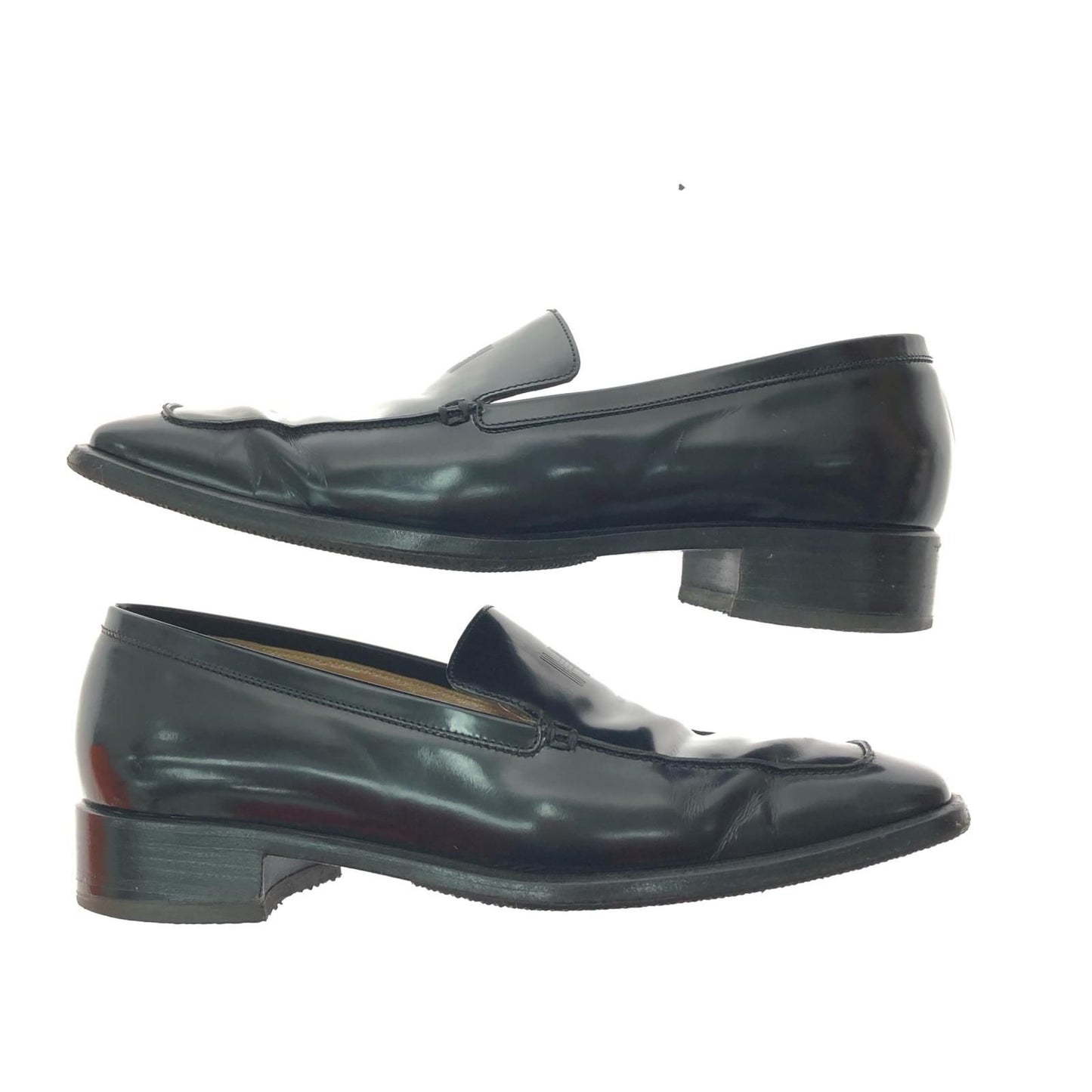 Hermes Women's Loafers H Logo Embossed Mark Cigarette Smell Size Unknown