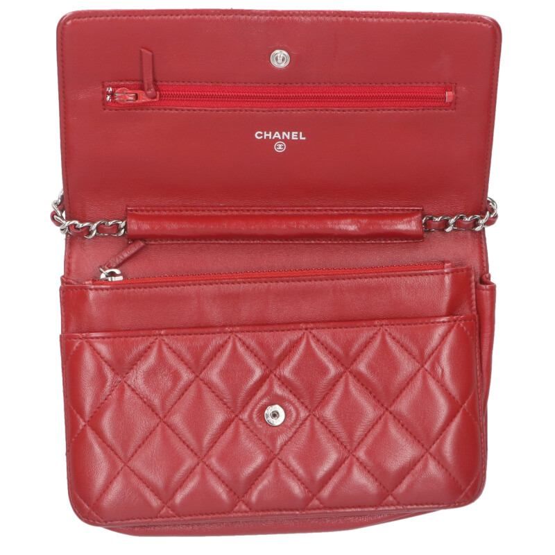 Chanel A33814 Lambskin Chain Wallet For Men