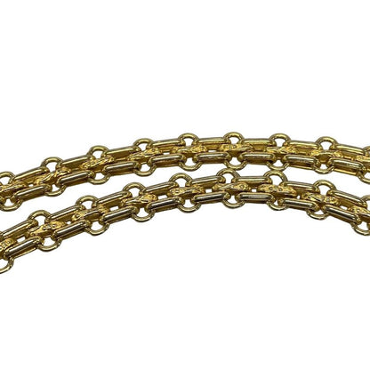 Chanel Shoulder Bag Double Flap Matelasse Black Mademoiselle Chain/gold