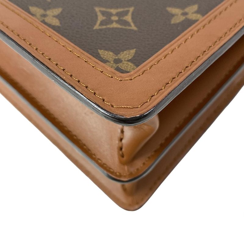 Louis Vuitton Shoulder Bag Monogram Reverse Dauphine M44391 Noir Black