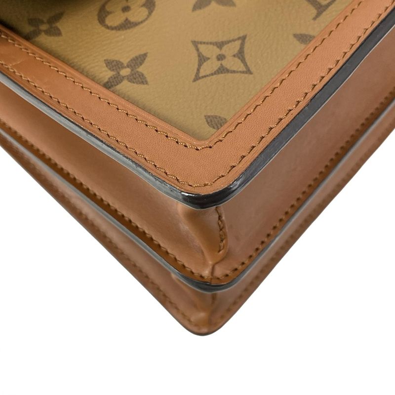 Louis Vuitton Shoulder Bag Monogram Reverse Dauphine M44391 Noir Black