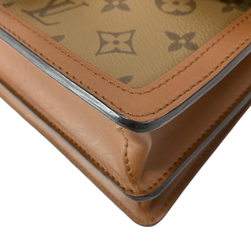 Louis Vuitton Shoulder Bag Monogram Reverse Dauphine M44391 Noir Black