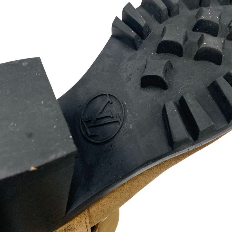 Louis Vuitton Limitless Line Boots Short Boots Shoes Suede Brown Black Gold