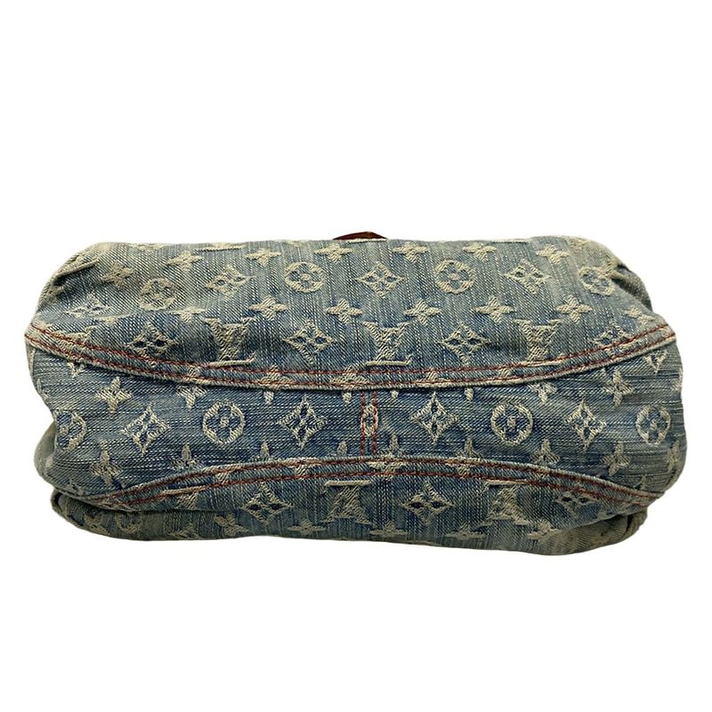 Louis Vuitton Handbag Monogram Denim Sunray M40416 Blue