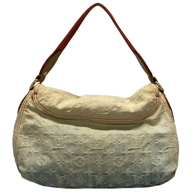 Louis Vuitton Handbag Monogram Denim Sunray M40416 Blue