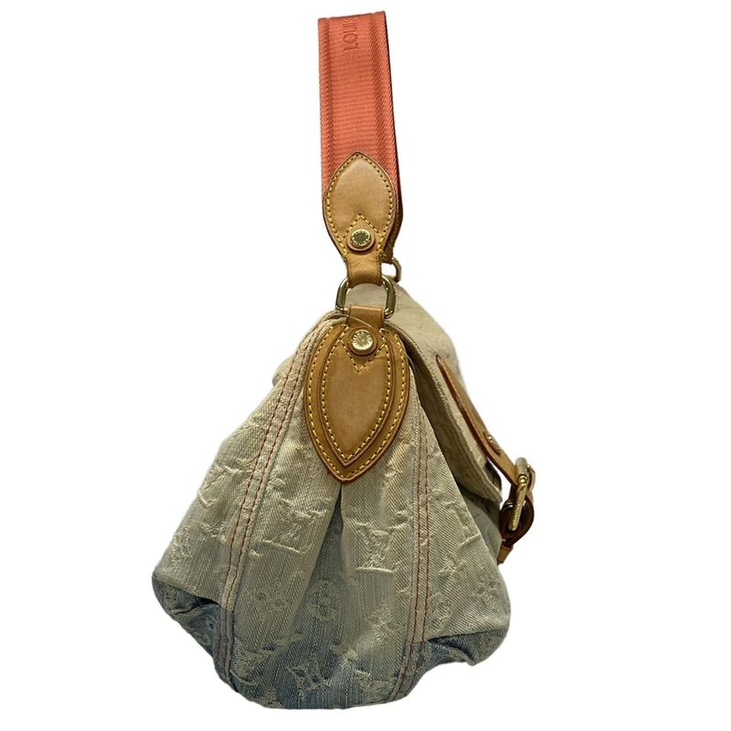 Louis Vuitton Handbag Monogram Denim Sunray M40416 Blue