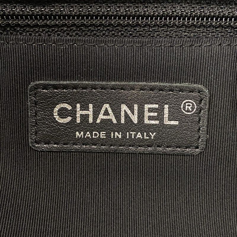 Chanel Shoulder Bag Girl Chanel Black And Silver Vintage Silver Hardware