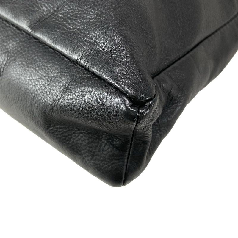 Chanel Shoulder Bag Girl Chanel Black And Silver Vintage Silver Hardware