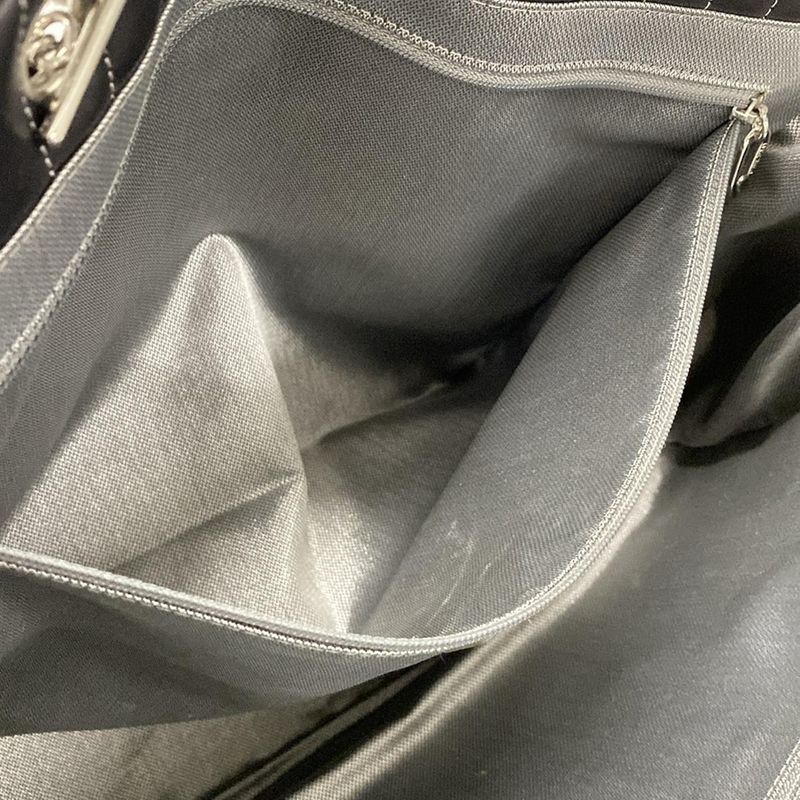 Chanel New Mademoiselle Tote Bag Black Lambskin A30038