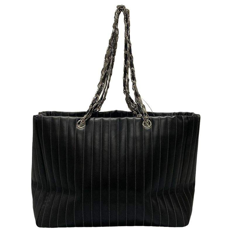 Chanel New Mademoiselle Tote Bag Black Lambskin A30038