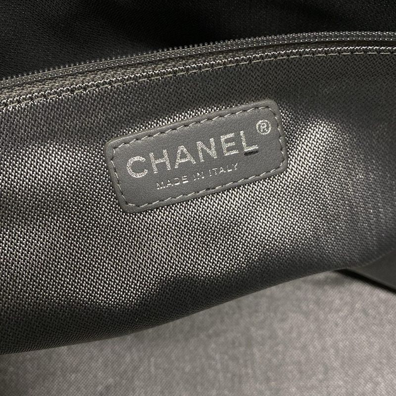 Chanel New Mademoiselle Tote Bag Black Lambskin A30038
