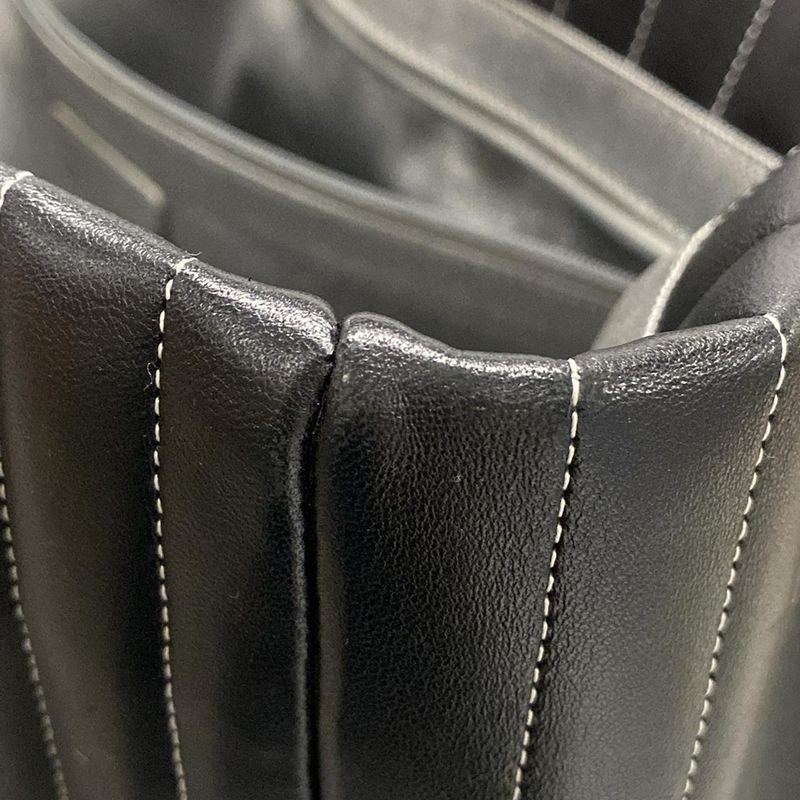 Chanel New Mademoiselle Tote Bag Black Lambskin A30038