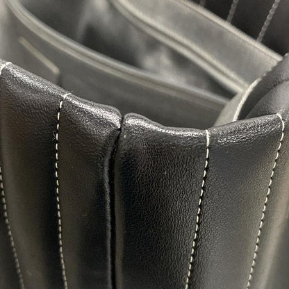 Chanel New Mademoiselle Tote Bag Black Lambskin A30038